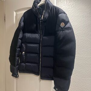 Moncler Navy Two Tone Puffer Jacket